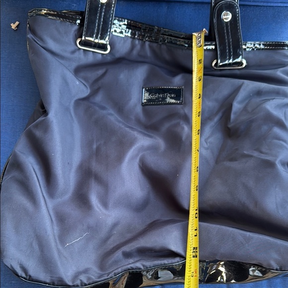 Calvin Klein Black Tote with Silver Accents and Spacious Design - Picture 6 of 8